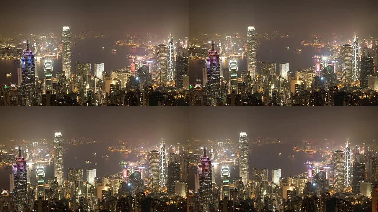 香港山顶之夜