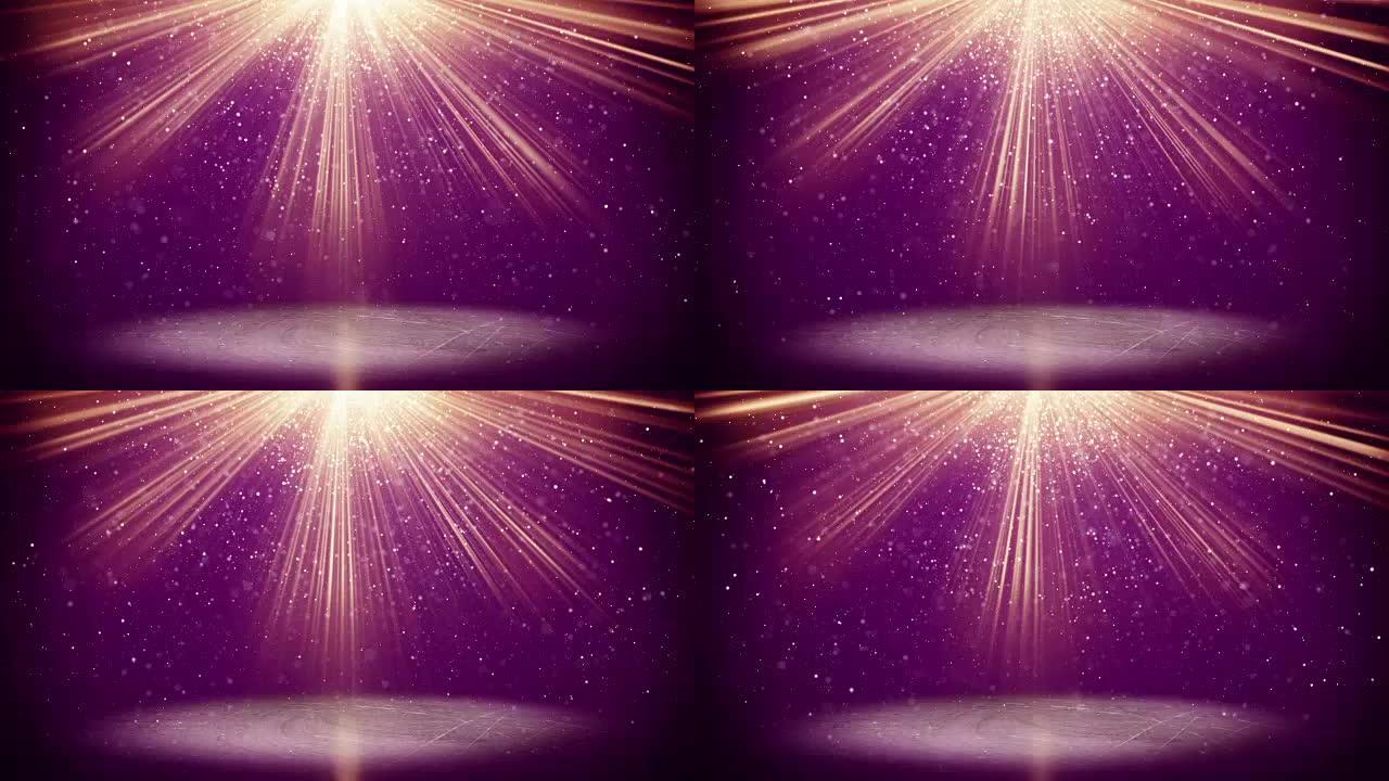 紫光光束和粒子可循环背景