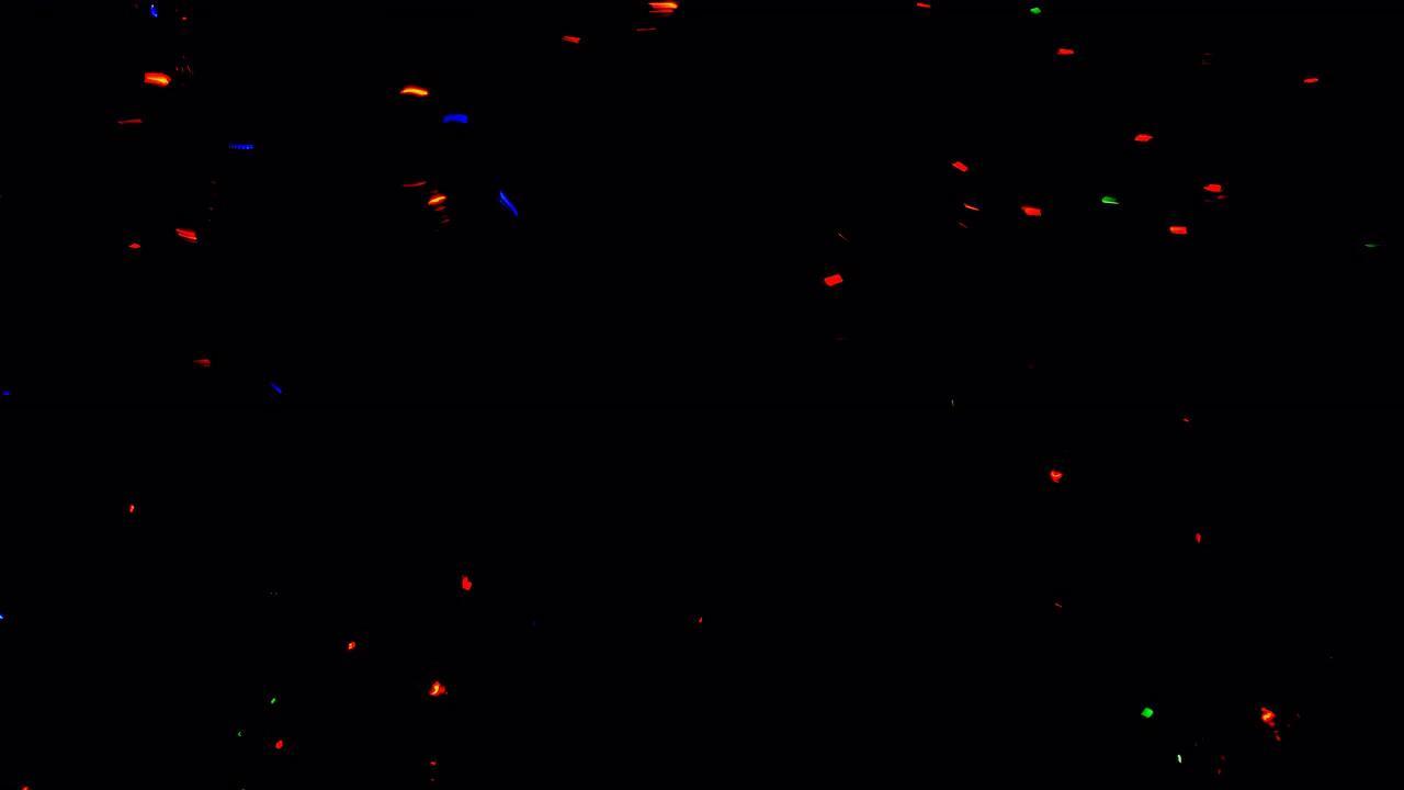 发光二极管萤火虫抽象背景