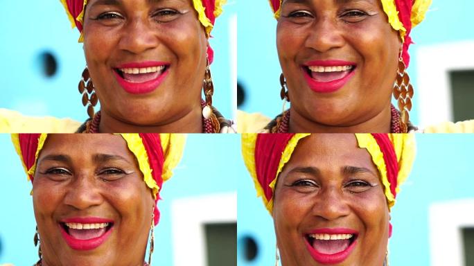 巴西非裔妇女肖像-拜亚纳