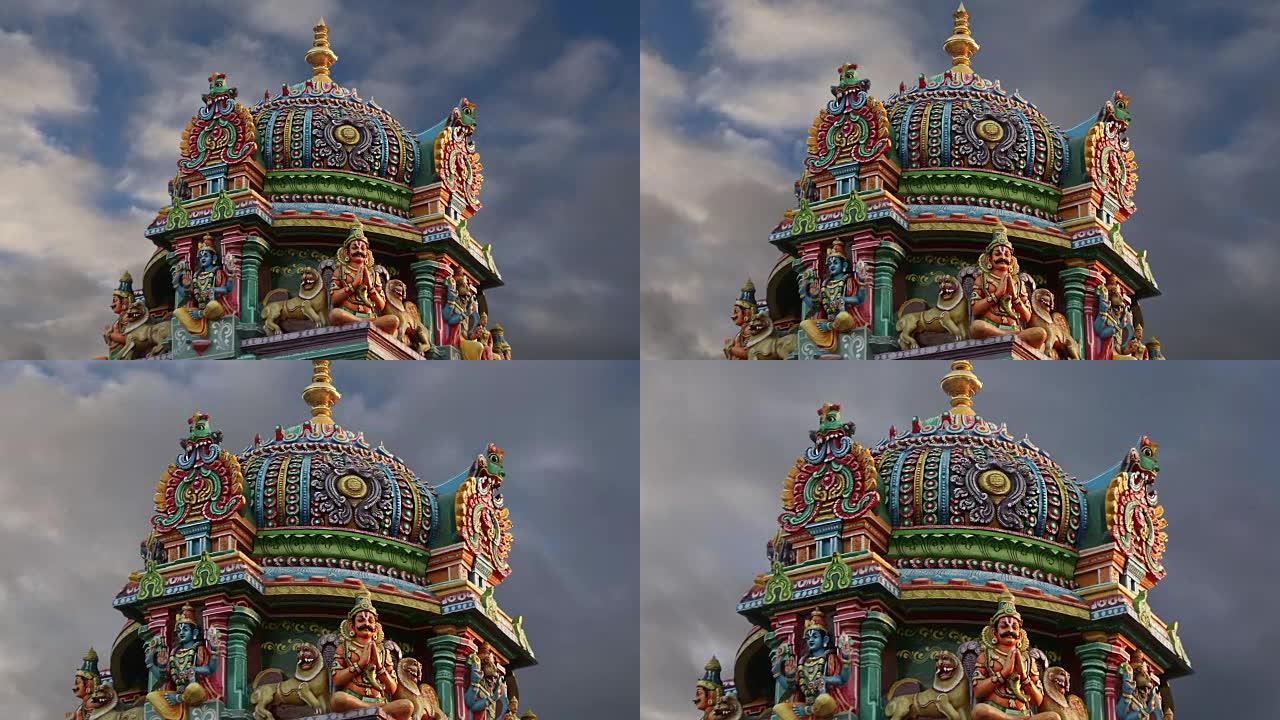 传统印度教寺庙，南印度，喀拉拉邦