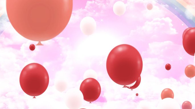 浪漫气球粉色