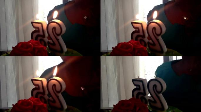 25岁生日蜡烛