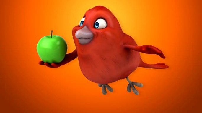 电脑动画-红鸟