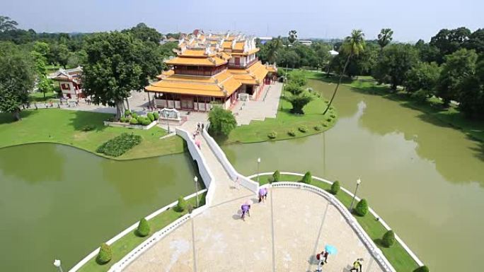 Bangpa-In Palace-Ayutthaya，Phra Thinang Wehart Cha