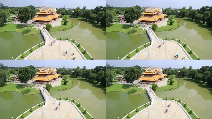 Bangpa-In Palace-Ayutthaya，Phra Thinang Wehart Cha