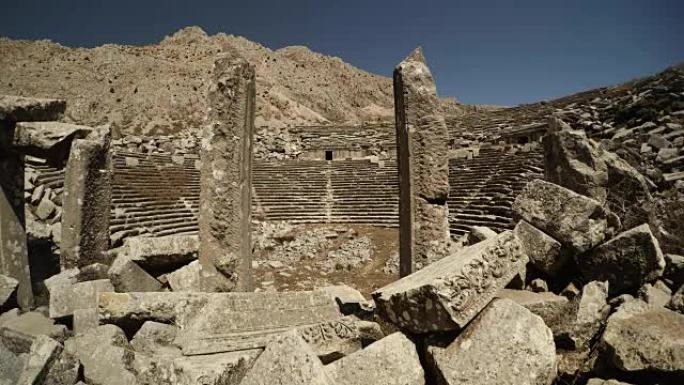 古罗马古罗马剧院萨加拉索斯山遗址景观