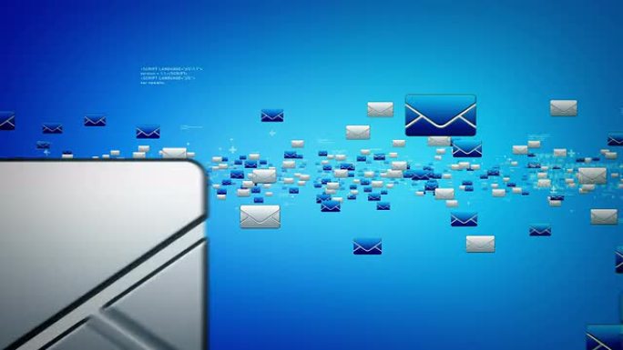 电子邮件蓝色