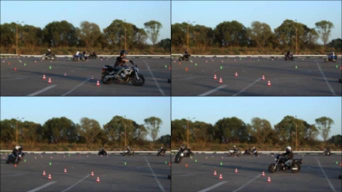 摩托车驾驶课程Moto Gymkhana摩托车手