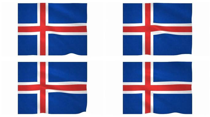 冰岛的旗帜