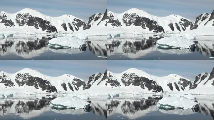 南极洲海岸线-全球变暖-冰层