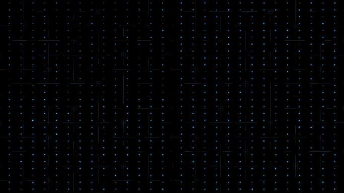 极端抽象网格数字背景，矩形线条和蓝色4K阴影