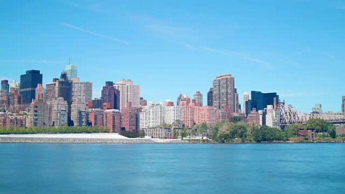 皇后区大桥曼哈顿开始4k时间从纽约市