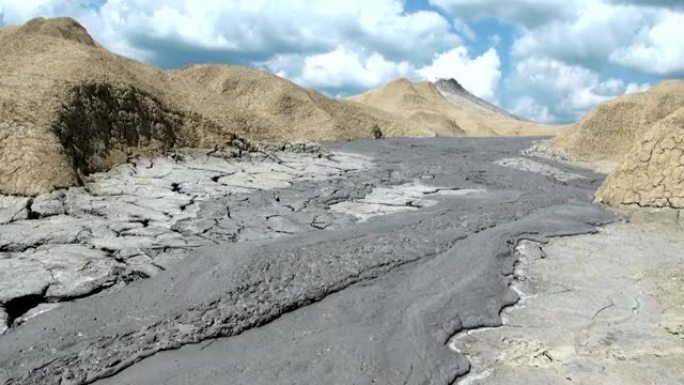 罗马尼亚-布泽乌-贝尔卡的泥泞火山保留地