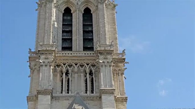 巴黎圣母院的美丽建筑