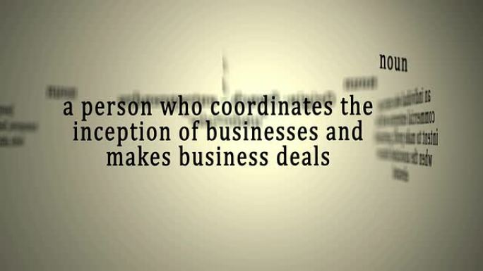 定义: 企业家