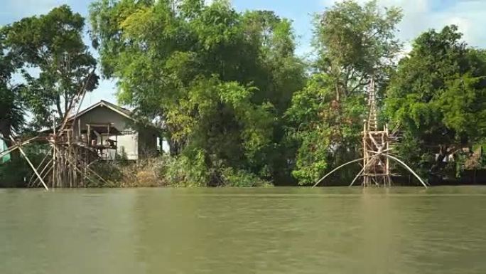 帆船透视: 带泰国渔网的城市住宅