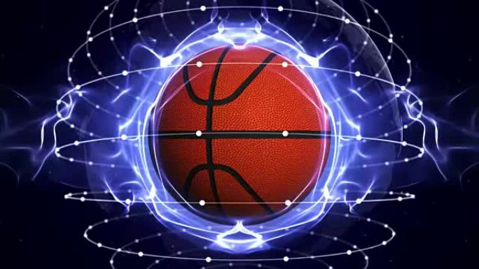 篮球动画，循环篮球火