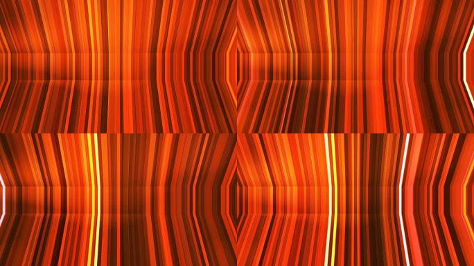 广播闪烁垂直弯曲高科技条，橙色，抽象