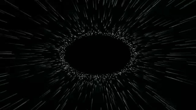 虫洞或黑洞，克服宇宙中临时空间的抽象场景4k