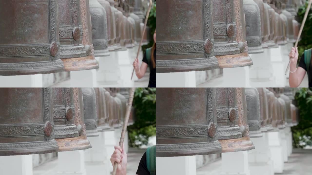 泰国寺庙中的钟声