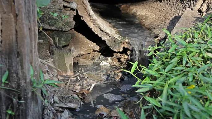 废水管道对渠道排水的污染环境