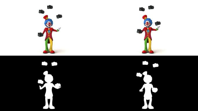 小丑杂耍-3D动画