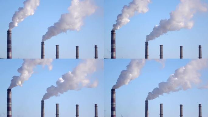 工业企业管道向环境排放大量气体