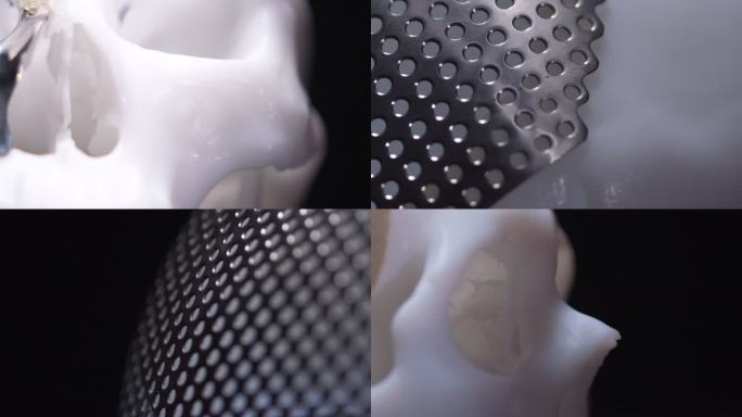 4k3d打印医学头骨模型 高科技材料