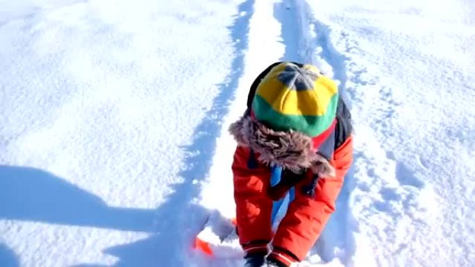 童子骑雪铲