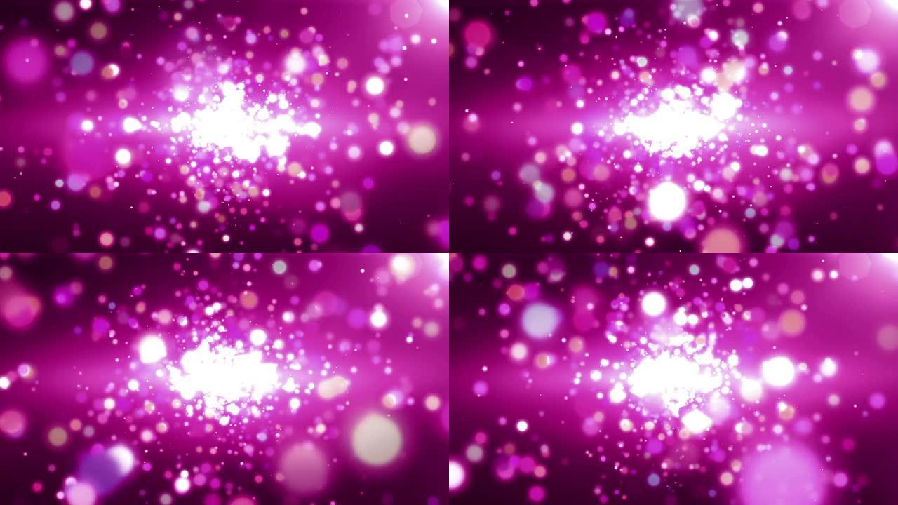 抽象焦点粒子背景粉色