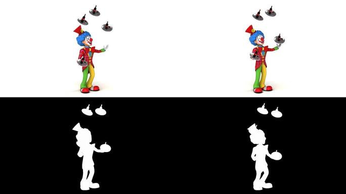 有趣的小丑-3D动画