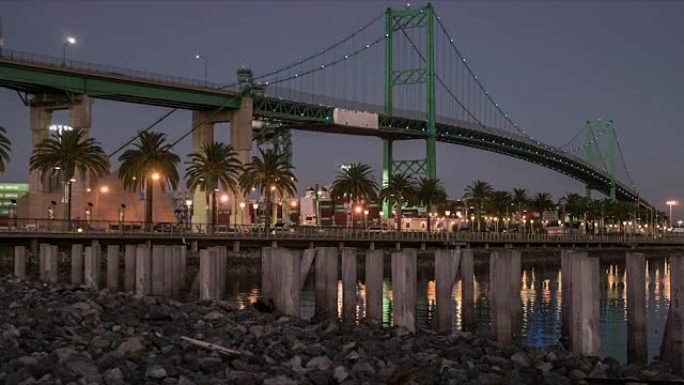 文森特·托马斯桥，圣佩德罗延时视频