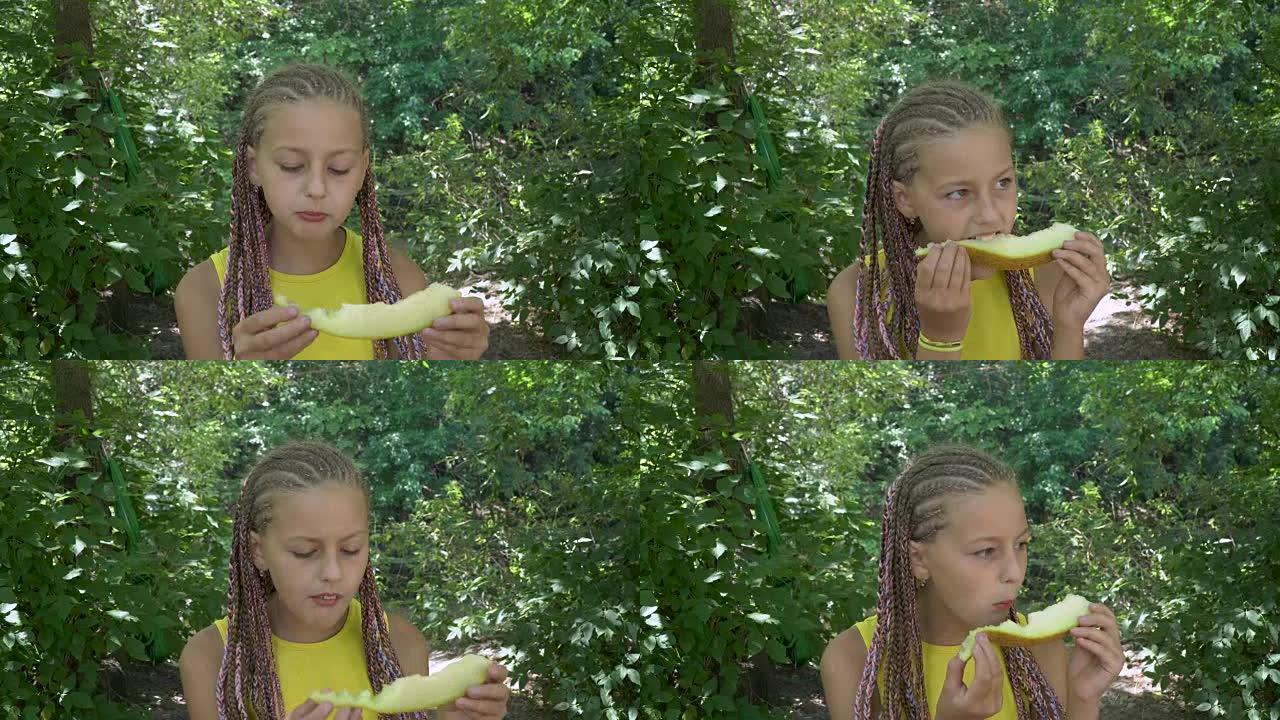 吃黄瓜的女孩