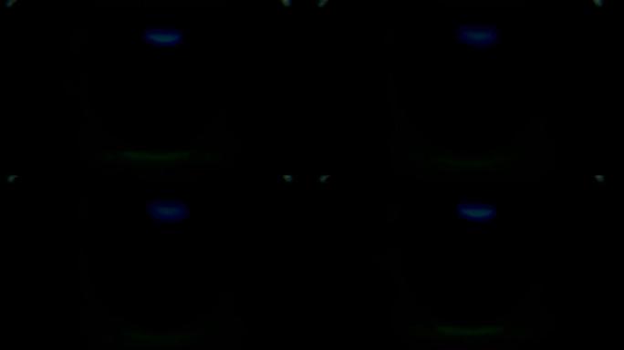 相机变焦。专业摄像机的特写镜头，镜头放大和缩小。