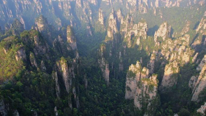 张家界国家森林公园天子山景区航飞视频