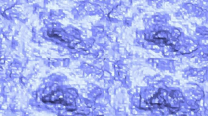 蓝色低聚变化表面作为多环境。卡通低聚流行现代时尚3D设计中的蓝色多边形几何变化环境或脉动背景。