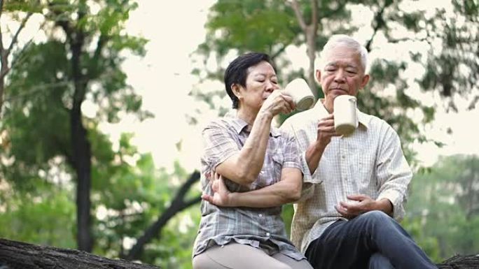 亚洲老年夫妇进行了认真的讨论。生活规划、财务和家庭问题