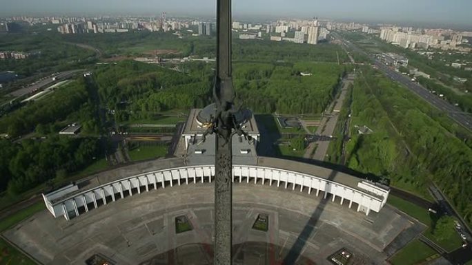 莫斯科波克隆纳亚戈拉胜利公园的斯特拉