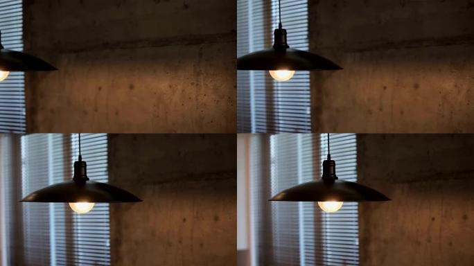家庭室内，公寓中的现代灯