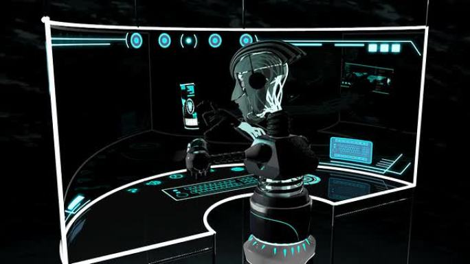 未来机器人接入触摸屏技术