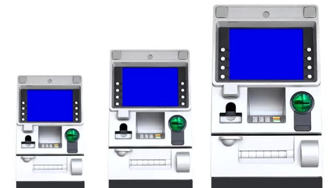 ATM (自动柜员机) 蓝屏显示 (重复)