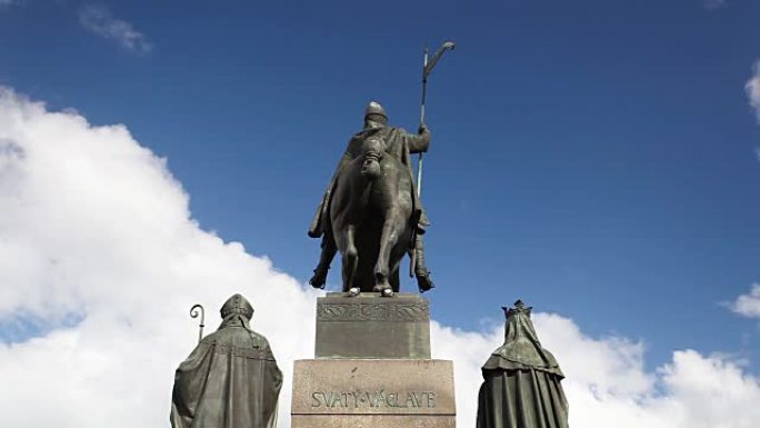 布拉格的圣瓦茨拉夫雕像