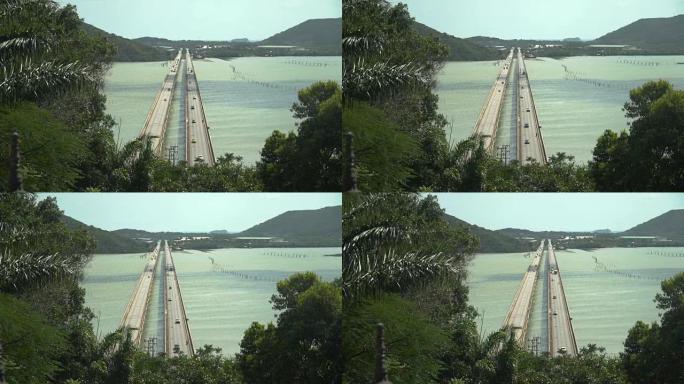 Tinsulanonda桥混凝土桥在泰国很长一段路。