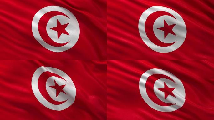 突尼斯国旗 -- 无缝环路