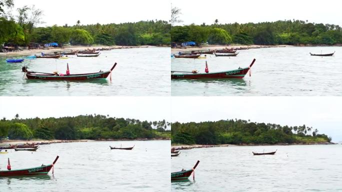 泰国普吉岛海洋外海渔船