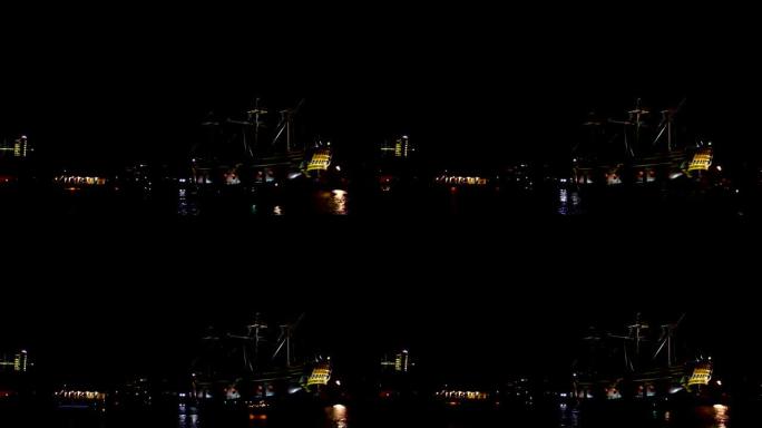 荷兰之夜从阿姆斯特丹出发的港口