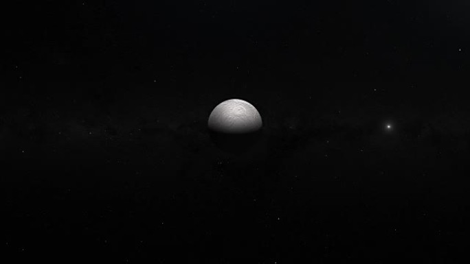 前往土星的卫星Rhea，在外层空间