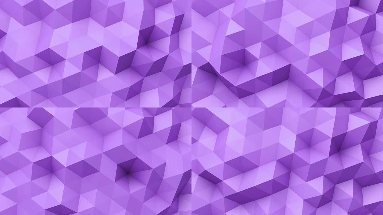 紫色低聚纹理色块