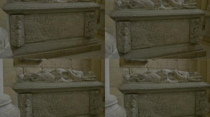 中世纪石头石棺